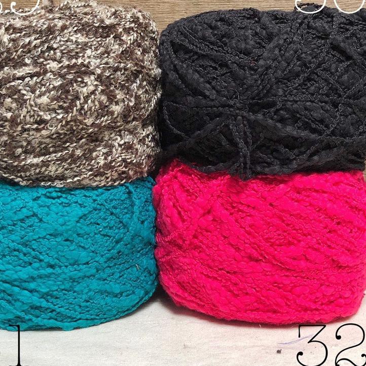 Harga Murah.. Benang Rajut Bulky ( Fancy Yarn )