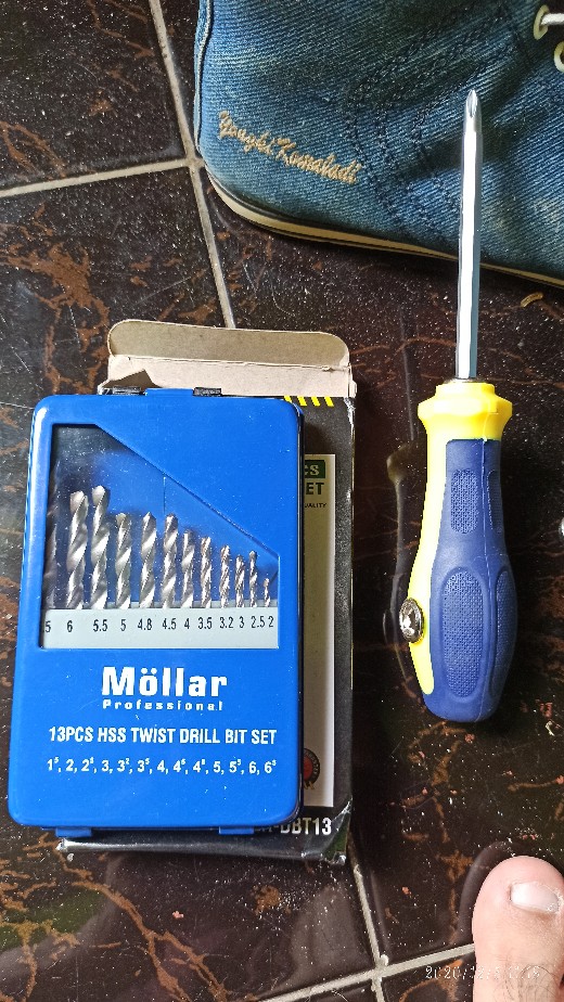 Mata Bor Besi Set 13 Pcs - Mata Bor Besi - Mata Bor Hss- Twist Drill