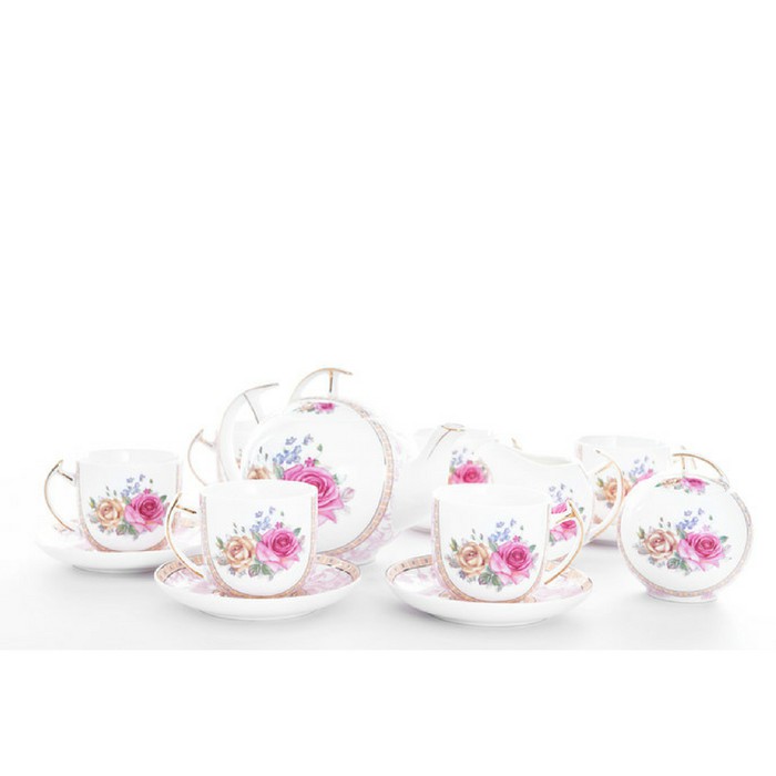 PCS Tea set Capodimonte