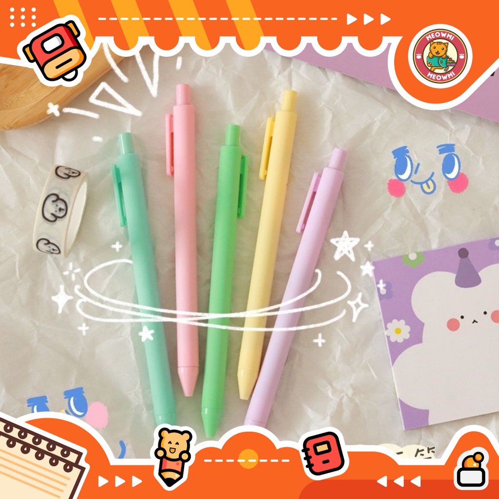 

Pulpen Mekanik Pastel Macaron Color Tinta Hitam PN0360