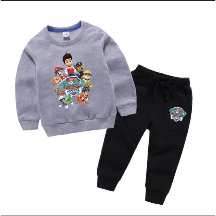 SETELAN ANAK TERMURAN DAN KEKINIAN MOTIF MONYET LUCU setelan sweater anak trendy setelan sweater anak kekinian