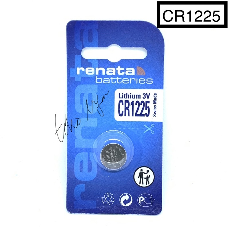 Baterai Renata CR1225 Original Lithium Battery 3V Batrai CR 1225