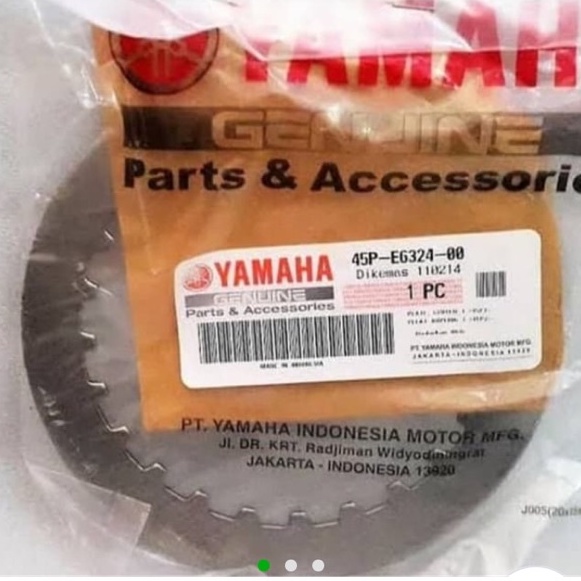 Plat Gesek Besi Kampas Kopling Byson All Type Asli Yamaha 45P-E6324-00