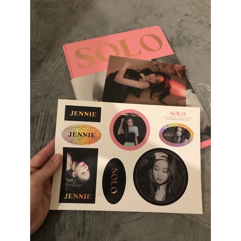 jennie sticker set solo photobook special edition