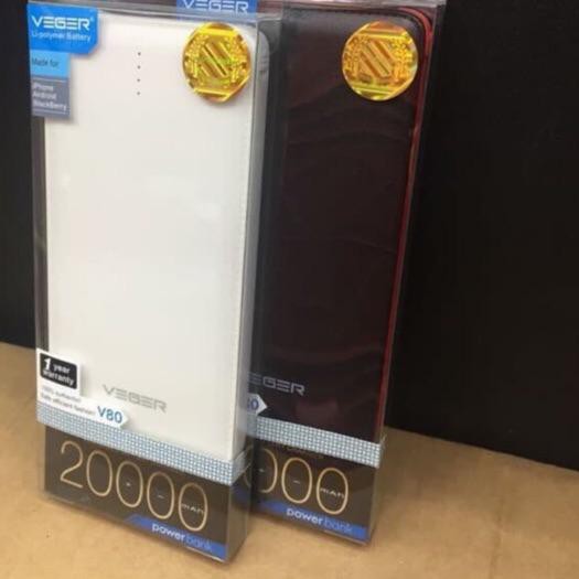 ♣ Powerbank power bank pb slim veger 20000mah 20.000mah 20000 mah 20.000 20rb 25000mah 25000 ❄