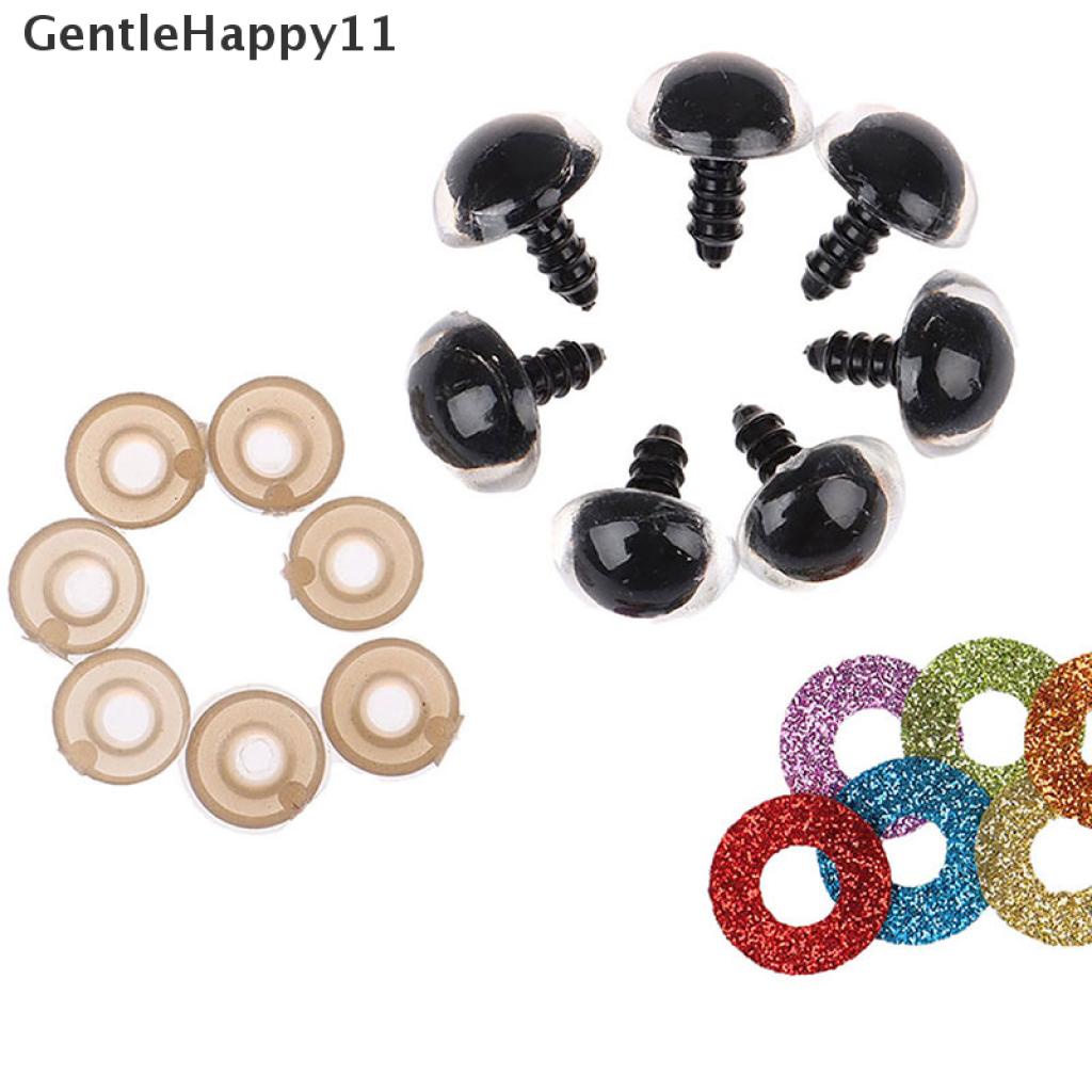 Gentlehappy 10PCS / Set Mata Boneka 3D 20MM Bahan Plastik Untuk Mainan Anak