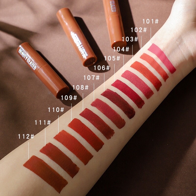 Beauty Glazed Chocolate Lipstik Matte Velvet