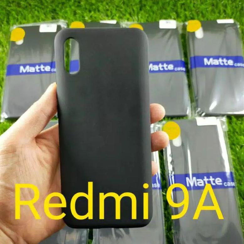 CASE SOFTCASE BLACK MATTE HITAM POLOS XIAOMI REDMI 9A