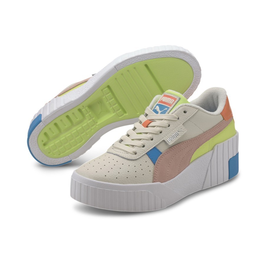 Sepatu Casual PUMA Cali Wedge Sunset BV Wn s Marshmallow 374317 01