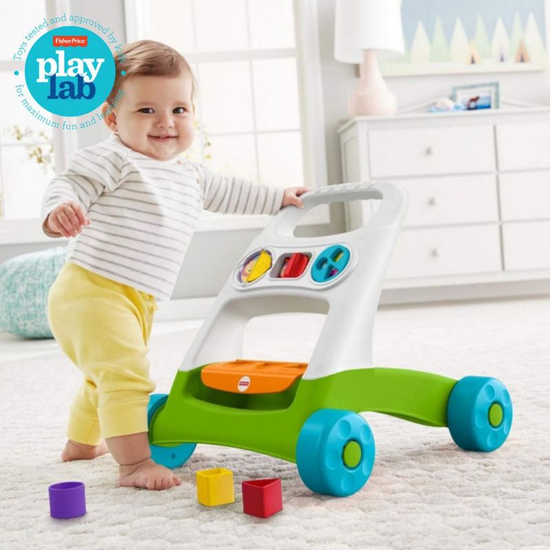 Push walker Fisher Price mainan dorong belajar jalan anak bayi