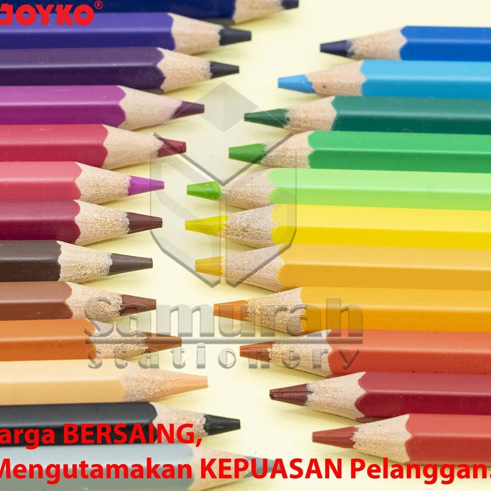 

Pensil Warna Joyko CP 48 PB Isi 48 Warna Panjang / Color Pencil 48 Colors Long CP-48PB (ART. 9550)
