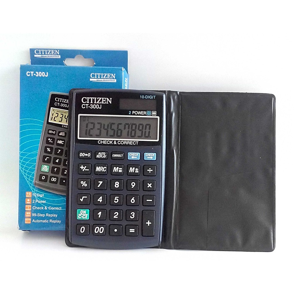 

Kalkulator Citizen CT-300J Saku Pocket Kantong Kecil Praktis 10 Digit Citizen CT-300J CT 300J