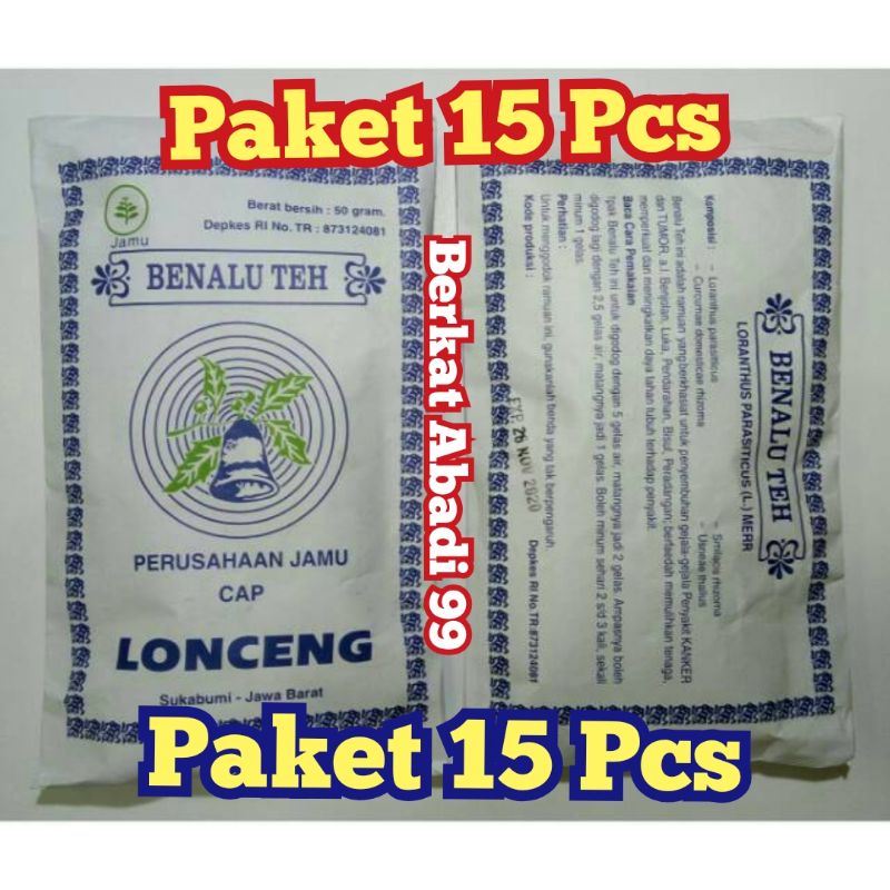 

Benalu Teh Cap Lonceng Paket 15 Pcs Asli Sukabumi