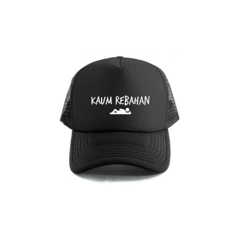 Topi Trucker Logo Kaum Rebahan