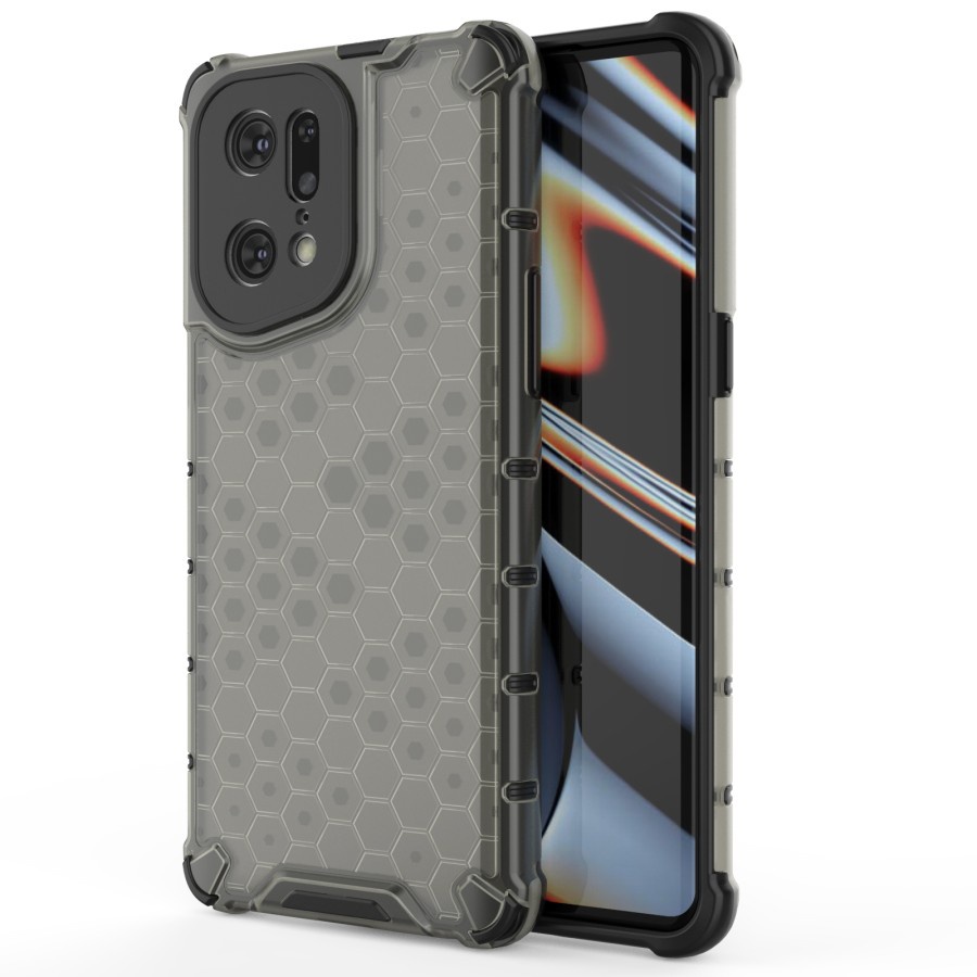 OPPO FIND X5 PRO 5G / FIND X3 PRO SOFT CASE RUGGED ARMOR HONEYCOMB SERIES