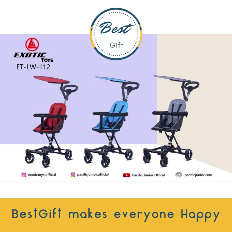 Magic Stroller Model Lw 112 Exotic (Tempat Duduk Besar)