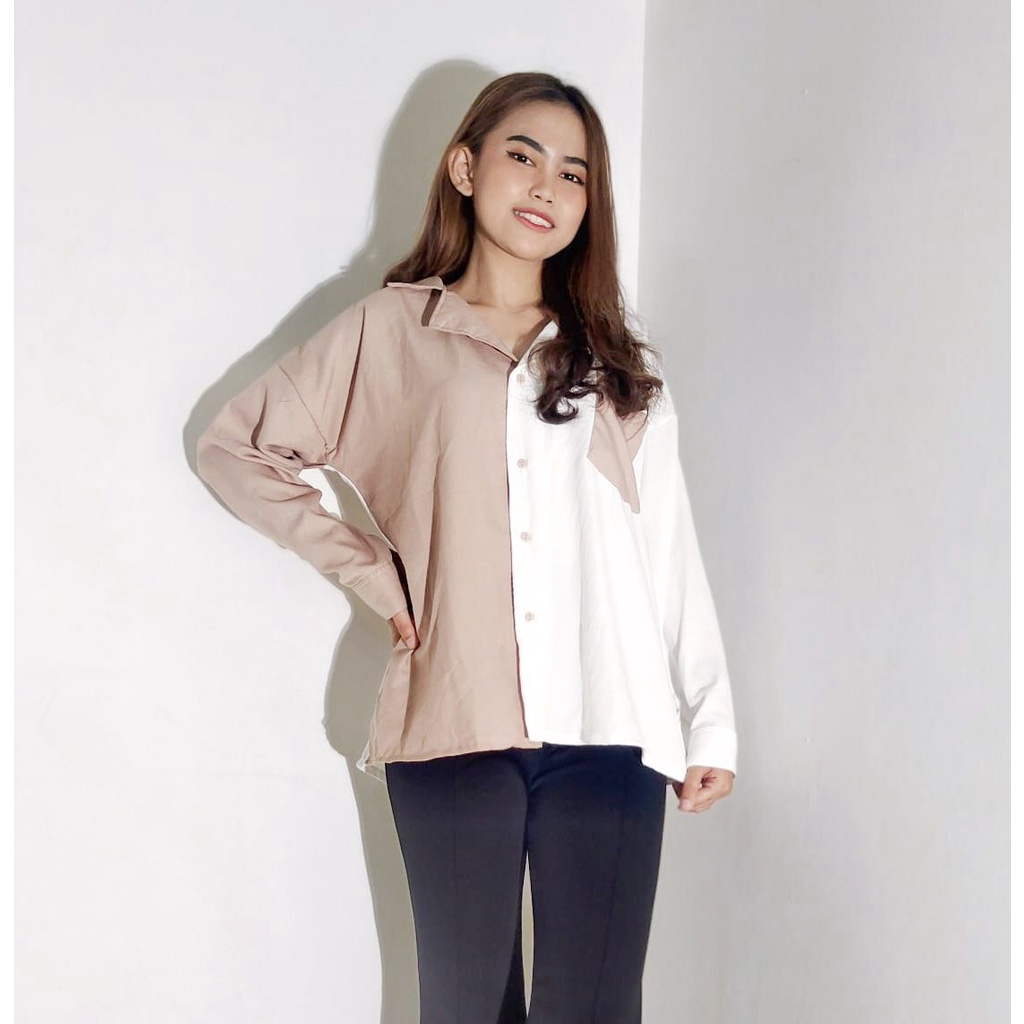 KEMEJA TWO TONE/KEMEJA BASIC TWO TONE