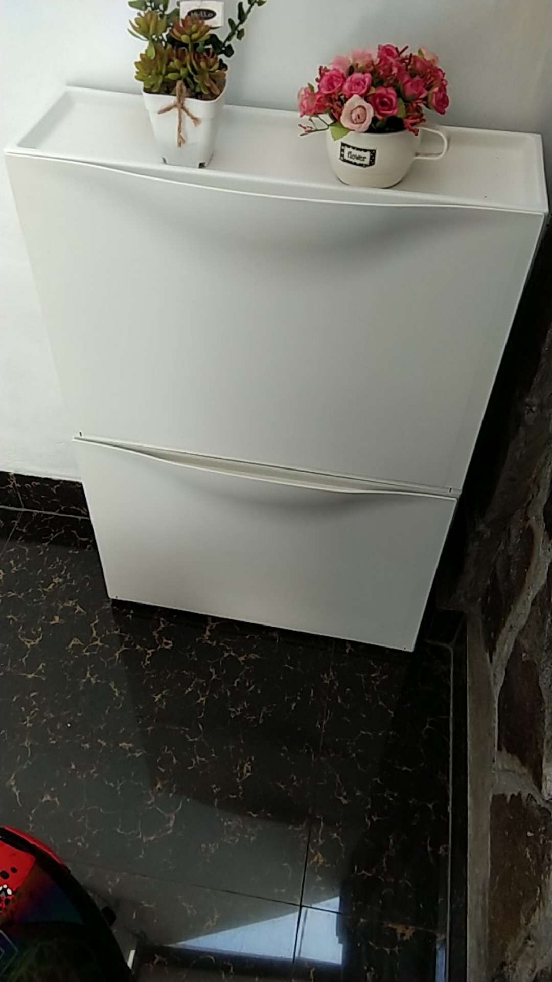 Troli Dapur / Troli Kamar Mandi Serbaguna, Peralatan Kamar Mandi 54cm  Putih Ve1470