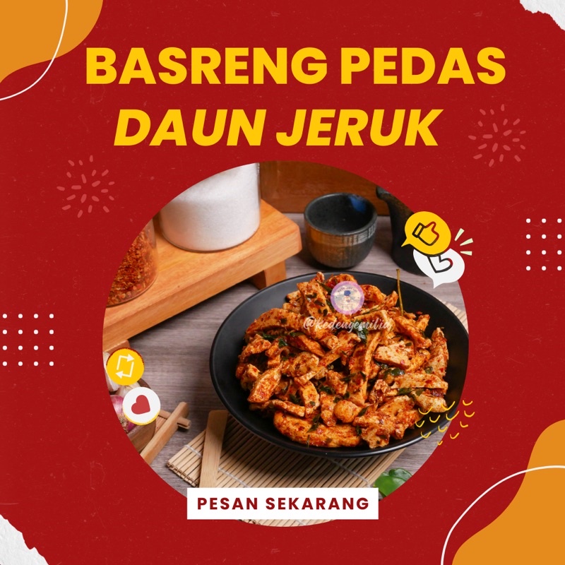 

Basreng pedas daun jeruk 100gram