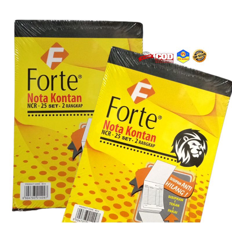 

NOTA KONTAN 2ply/nota NCR kecil/block note/book note/buku kwitansi