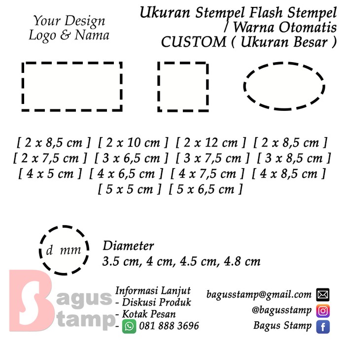 Ukuran Stempel Bulat Paling Kecil Ilmu Pengetahuan 9