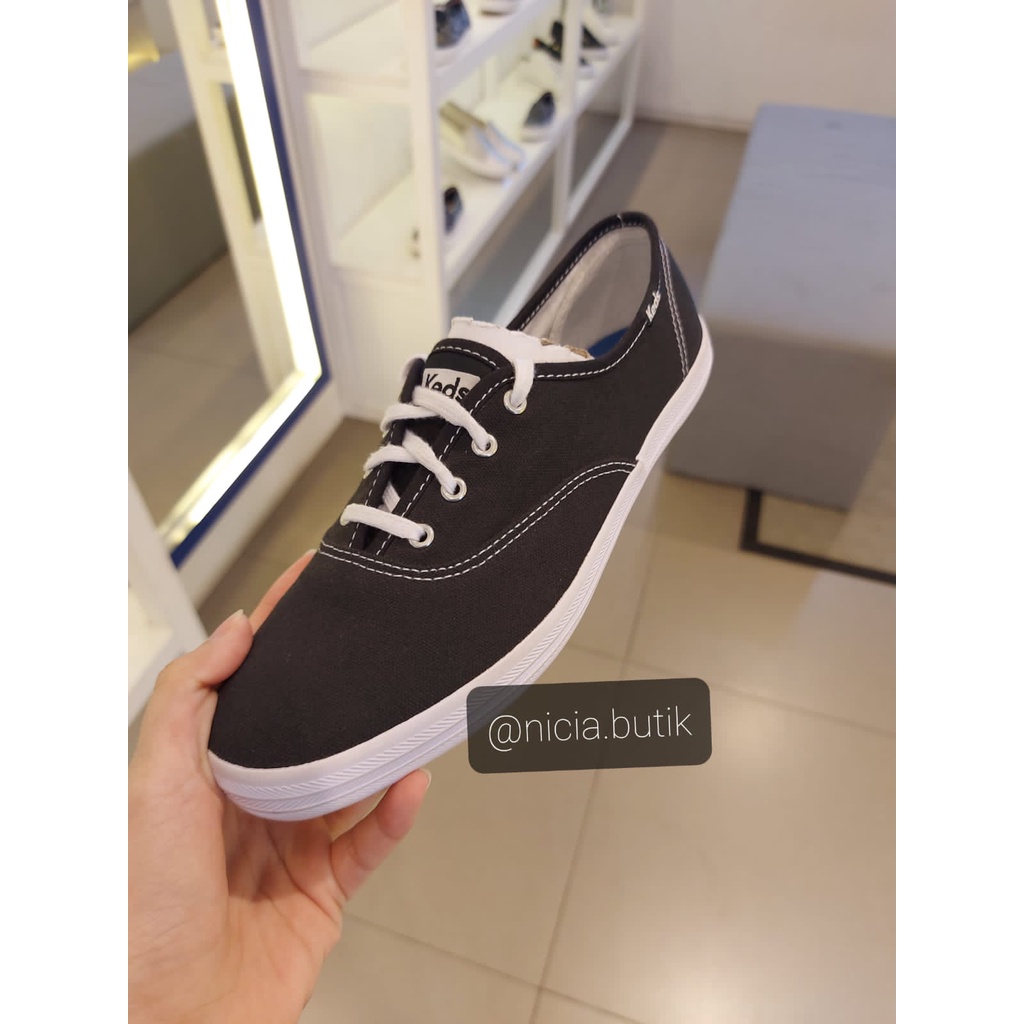 keds champion canvas black