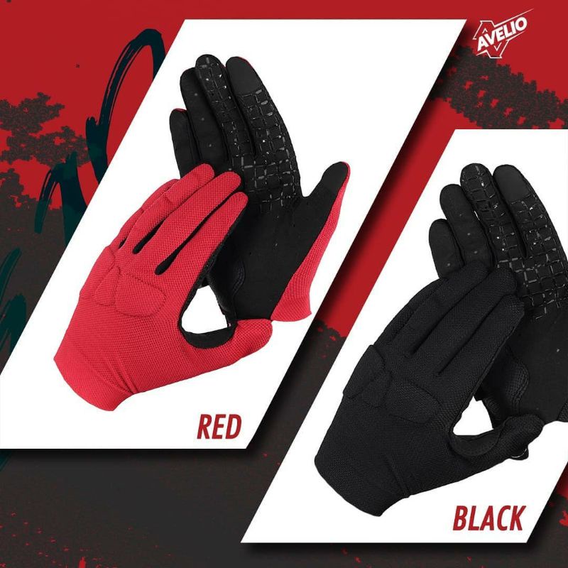 sarung tangan sepeda AVELIO LEAP gloves MTB down hill full finger protector