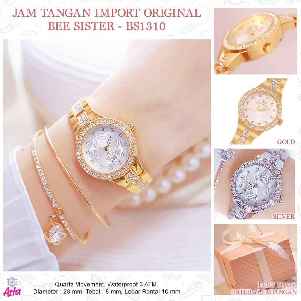 JAM TANGAN IMPORT ORIGINAL BEE SISTER-BS1310