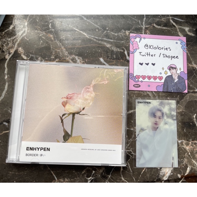 Enhypen Border Hakanai Album Only Regular Standard Edition + UMS Benefit Niki