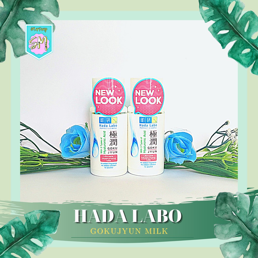 HADA LABO Gokujyun Ultimate Moisturizing Milk 100ML | Strip Pink 1pc | Hadalabo Moisturizer