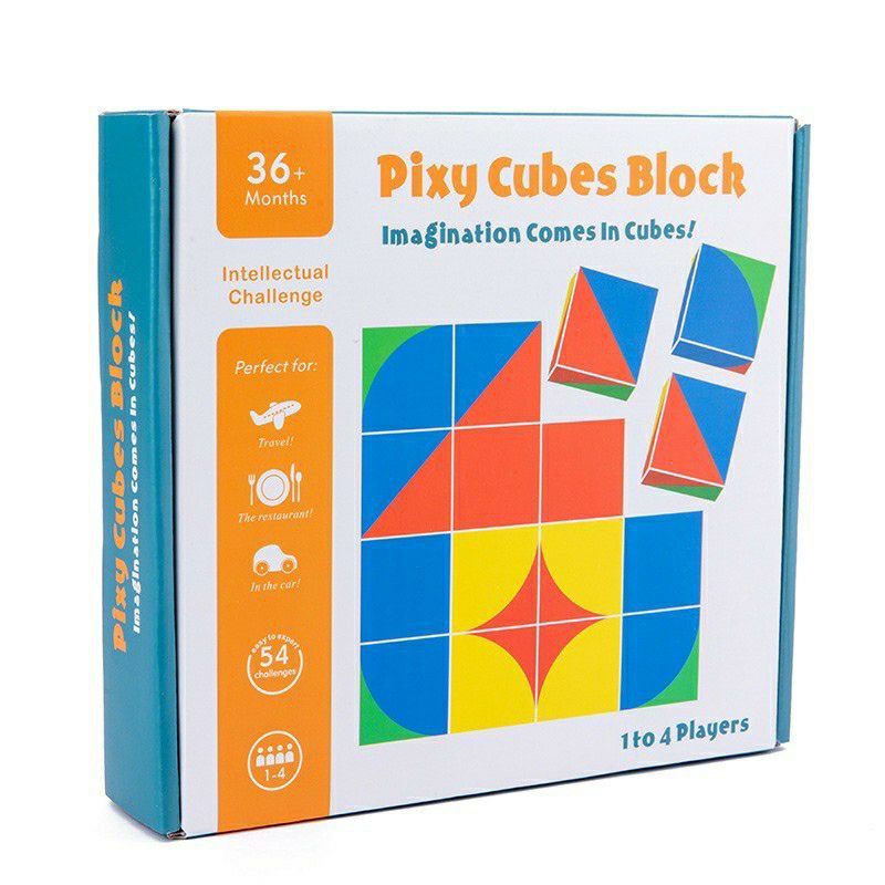 Mainan Edukasi Puzzle Pixy Cubes Block