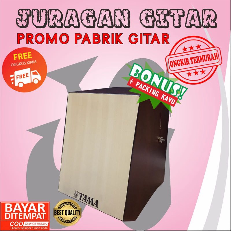 cajon atau drumbox free packing kayu