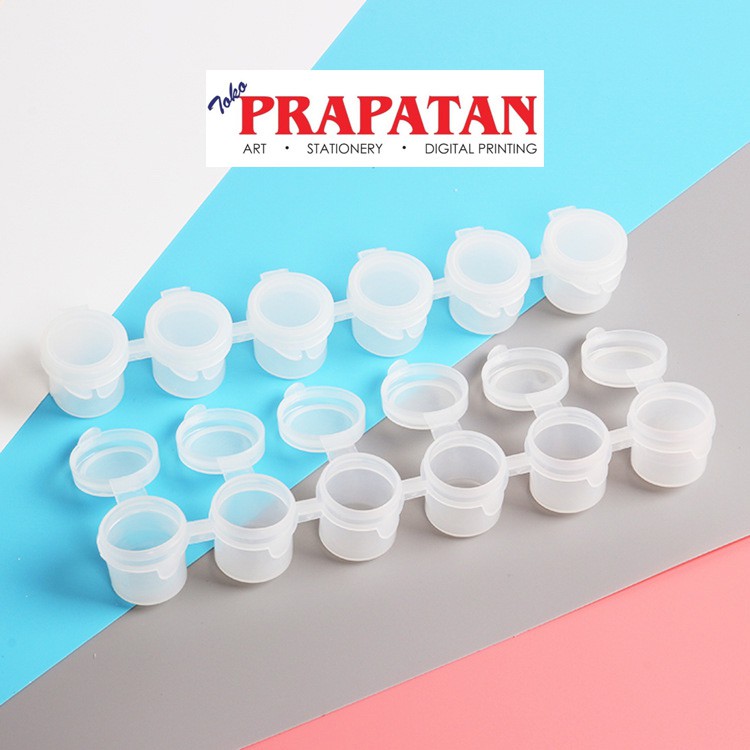

Tempat Cat Akrilik 5ml x 6 / Wadah Cat