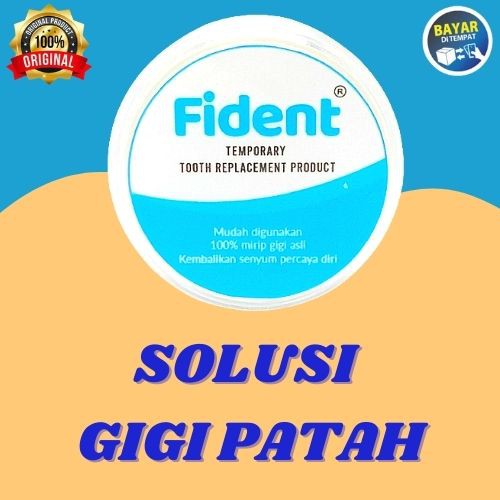 TERLARIS  Fident Penambal Gigi / Gigi Palsu Untuk Gigi Patah / Gigi Bolong / Gigi Ompong