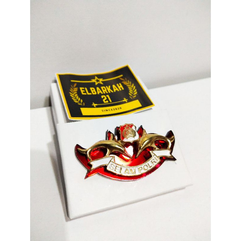 pin polisi selampolri [real pic 100%original]