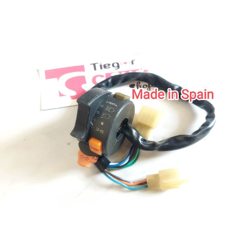 Saklar Holder Kiri Leonelli Trail Jadul Honda CB XL 125 Xl125 Kawasaki KE 125 KE125 Made in Spain
