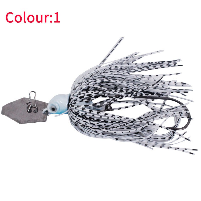 1Pcs Spoon Umpan Pancing Fishing Lure Buzz Sequin Swimbait Bass 10g/14g Wobbler Sinking Lead Jig Bait Jigging Hard Artificial Fishing Tackle