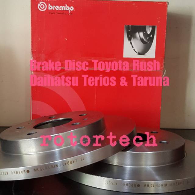 Piringan Cakram Rem Brake Disc BREMBO Toyota Rush Daihatsu Terios Taruna