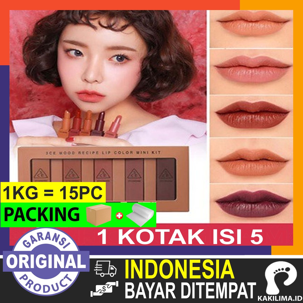 3CE LIPSTICK SET MINI KIT MOOD RECIPE LIP COLOR MINI KIT Lipstik