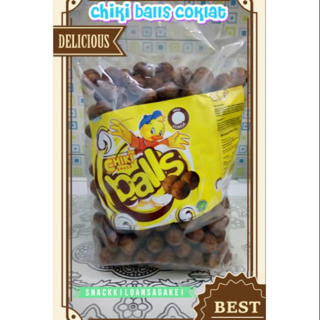 

Chiki Balls Coklat 150gr | Snack Kiloan Murah