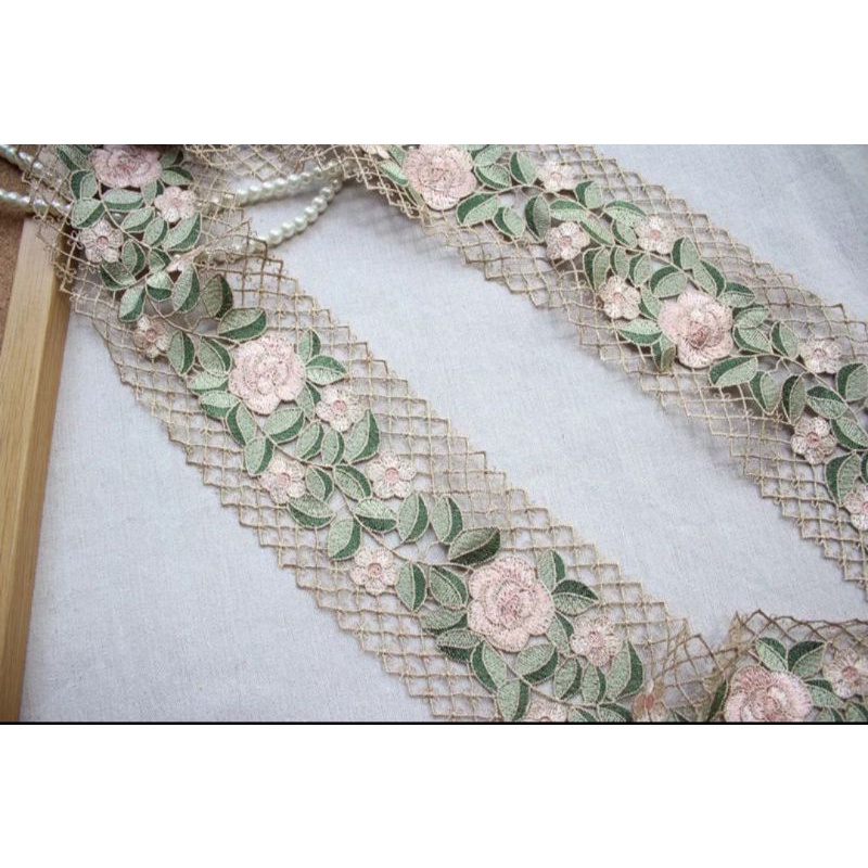 RENDA BORDIR YARD 90 CM LEBAR 10 CM