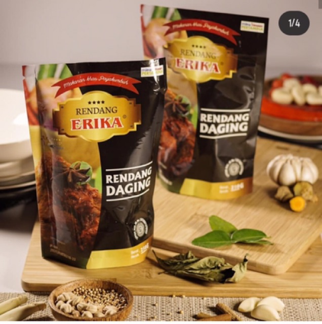 Jual Rendang Daging Erika 250 Gr Shopee Indonesia