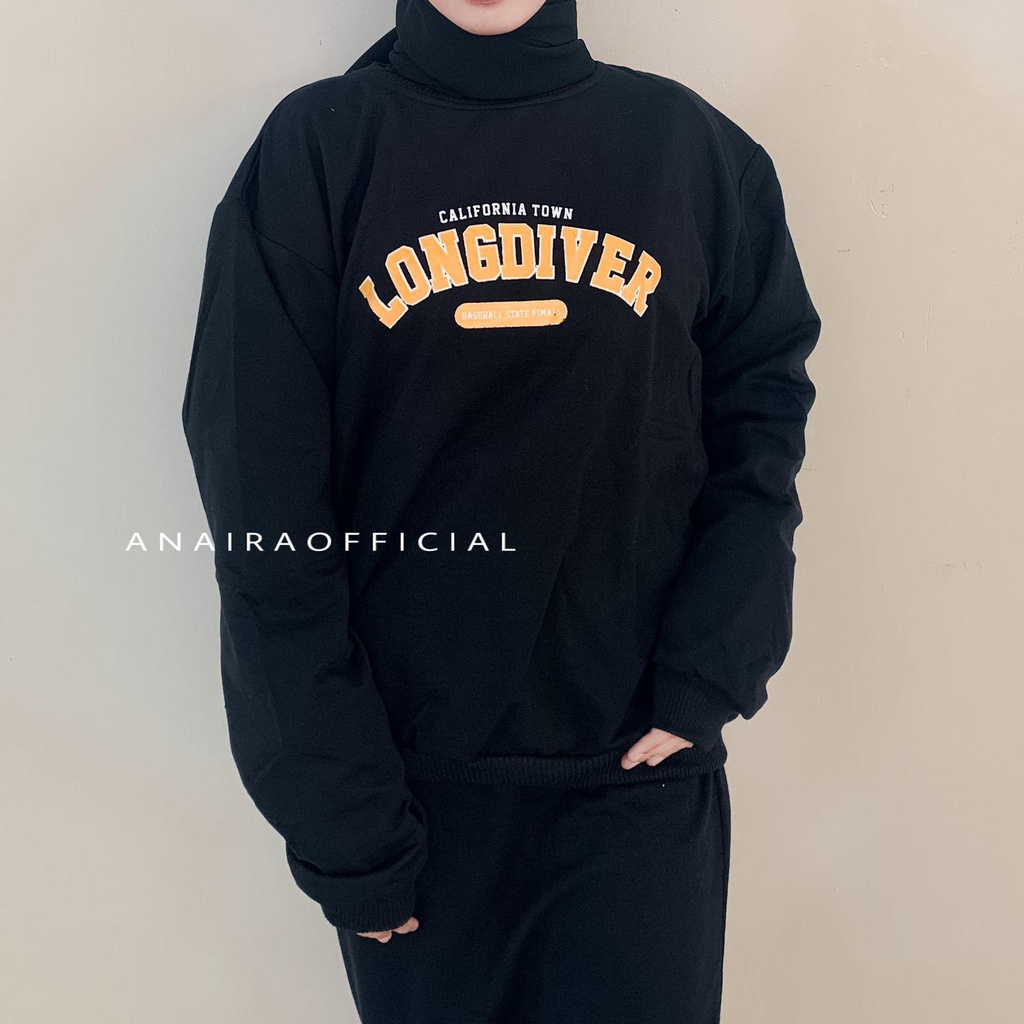 LONGDIVER SWEATER WANITA OVERSIZE