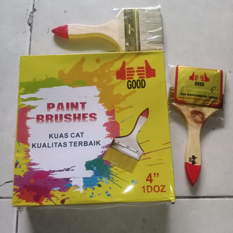 kuas cat 4 inch
