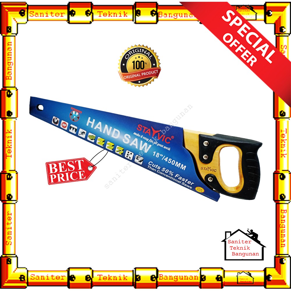 Gergaji Kayu 18&quot; Inch Stayvic