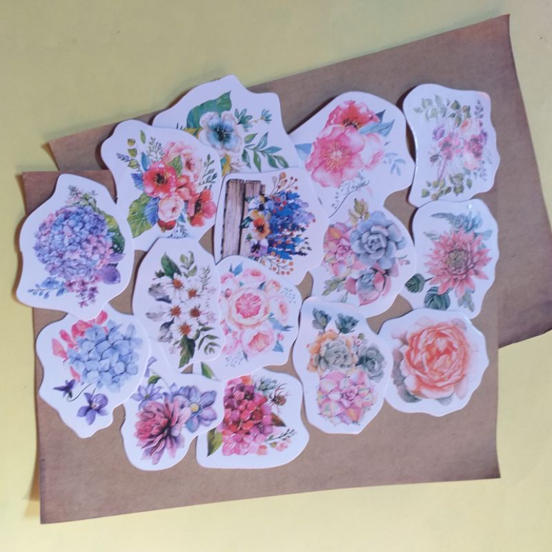 

Sticker aesthetic tumblr fullcolour die cut untuk hias bujo, case dan laptop
