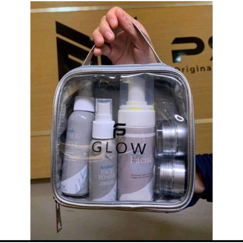 PS GLOW SKINCARE WHITENING SERIES BONUS POUCH PS GLOW