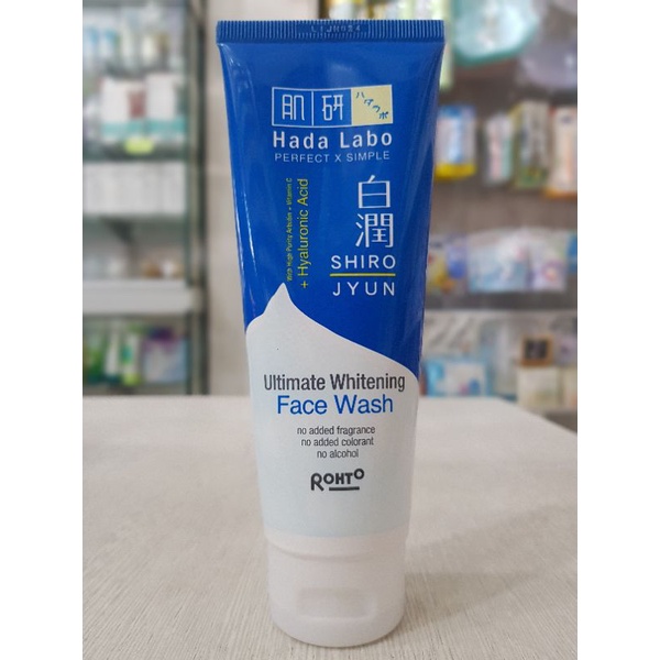 Hada Labo Shirojyun Ultimate Whitening Face Wash 100 g / Sabun Wajah