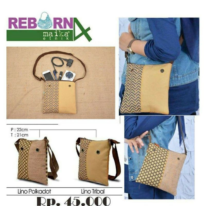 Maika etnik tas smallbag selempang