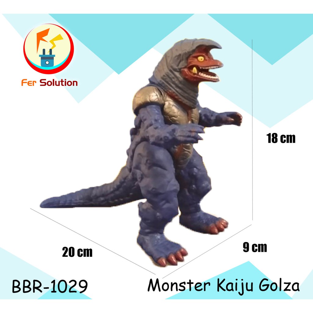 Mainan Anak Action Figure Godzilla Monster Kaiju Golza - BBR1029